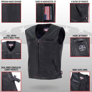 Chaleco de motorista de cuero genuino duradero de primera calidad para hombre, chaleco impermeable y a prueba de viento, venta al por mayor, ropa de motociclista - Product Image 3