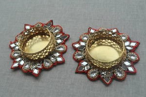 Bougeoir décoratif indien, chauffe-plat, Diwali Diyas, décoration de la maison, décoration traditionnelle, décor d'escalier, décor de dessus de table - Product Image 3