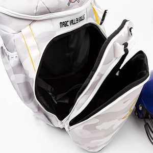 Large Capacity <b>Baseball</b> Gear Bag <b>Bat</b> Holder Helmet Space Ventilated Shoe Pocket Embroidered Logo Sublimated Print Oxford - Product Image 4