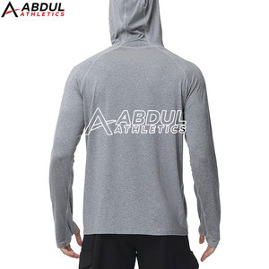 Slim Fit <b>Mens</b> Gym Fitness <b>Hoodies</b> Comfortable Breathable Material Designed <b>For</b> High Performance Training - Product Image 4