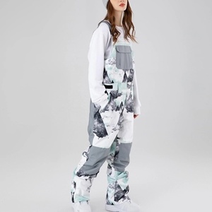 Men Ski Bibs Trousers Snow Bib for Men Camo Design Women's Insulated Ski Bib Winter Ski Clothes <b>Overall</b> New Style Arc Snow Pants - Product Image 6