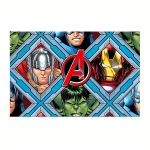 Mantel de Plástico de los Vengadores 1.2X1.8M Decoración para Fiestas Paquete de 2 Piezas - Product Image 2