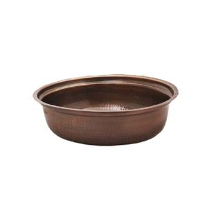 Top Arrivée Cuivre Navire Évier Rond Fabriqué À La Main Antique Finition Bassin Décor À La Maison Disponible à Des Prix De Gros - Product Image 6