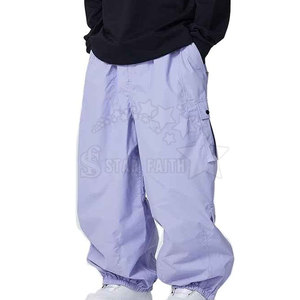 Pantalones de Esquí Casuales Ligeros y Ajustables, Transpirables, Resistentes al Viento, Cálidos, Diseño para Nieve y Exteriores, Poliéster/Nailon - Product Image 5