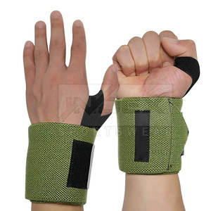 Muñequeras de entrenamiento físico para gimnasio, muñequeras ligeras de color sólido, muñequeras de Bajo MOQ - Product Image 4