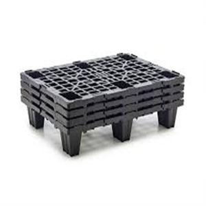 พาเลทพลาสติกแบบหน้าเดียวแบบ4ทิศทางพร้อมสำหรับการส่งออกทั่วโลก - Product Image 2