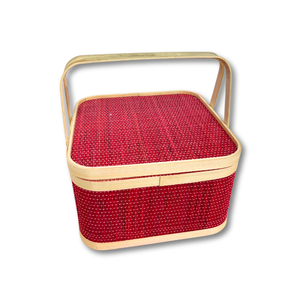 ตะกร้าของขวัญไม้ไผ่เป็นมิตรกับสิ่งแวดล้อม: เหมาะสำหรับจัดเก็บและตกแต่งบ้าน - Product Image 1