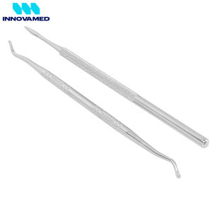 Kit d'élimination des ongles incarnés en acier inoxydable, curettes et limes de podologie, ensemble d'outils de pédicure à double extrémité par INNOVAMED - Product Image 4