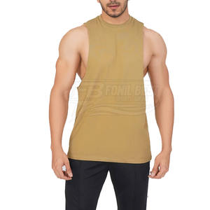 เสื้อกล้ามออกกำลังกายผู้ชาย ฤดูร้อน ปี 2026 เสื้อกล้ามยิม 100% ผ้าฝ้าย เสื้อกล้ามสีสันสดใสสั่งทำได้ ไซส์ผู้ใหญ่ - Product Image 1