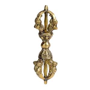 อุปกรณ์เสริมสำหรับชาวพุทธแบบทิเบตรุ่น Vajra ทำจากทองเหลืองขนาด4นิ้ว - Product Image 6