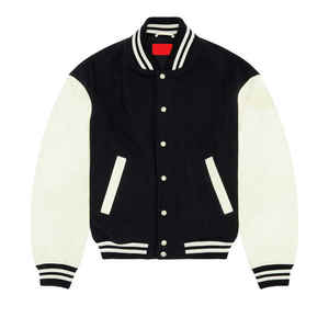 Street Wear Varsity Jacket Veste de baseball avec logo personnalisé Veste universitaire polaire Vestes universitaires Veste de baseball pour hommes - Product Image 1