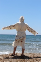 Nouveau mousseline Lux tissu turc peignoir à capuche pierre colorée imprimé plage Sauna salle de bain maison hôtel doux peignoir séchage rapide