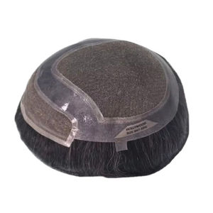 Toupee para Hombre Taz Hair, Peluca de Cabello Humano 100%, Densidad Cruda 60%-150%, Cabello Indio Remy, Resistente al Agua, Ondulado - Product Image 5