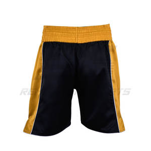 Pantalones cortos de boxeo para hombre de nuevo estilo, pantalones cortos de boxeo de color sólido a la venta, pantalones cortos de boxeo hechos en Pakistán - Product Image 3