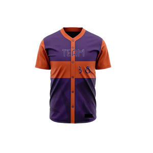 Uniforme de baseball boutonné de la plus haute qualité-Maillot et pantalon d'uniforme-Uniforme de baseball et de softball - Product Image 2