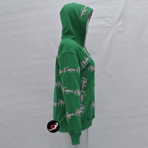 เสื้อฮู้ดผ้าซาตินสไตล์สตรีทเทอร์รี่เนื้อผ้าฝ้าย100% ขนาดใหญ่พิเศษเสื้อฮู้ดปล่อยไหล่ไซส์ใหญ่พิเศษระบายอากาศได้ดีเป็นมิตรต่อสิ่งแวดล้อม - Product Image 3