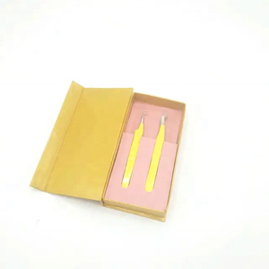 Pinzas de extensión de pestañas de acero inoxidable con logotipo personalizado de la mejor calidad, Punta puntiaguda, tipo de fibra, volumen, venta al por mayor, herramienta de belleza - Product Image 5