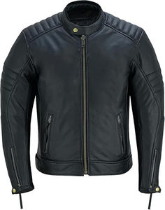 Veste en cuir de moto de course de style dernier cri personnalisée, veste en cuir de moto de sport, veste de haute qualité pour hommes - Product Image 1