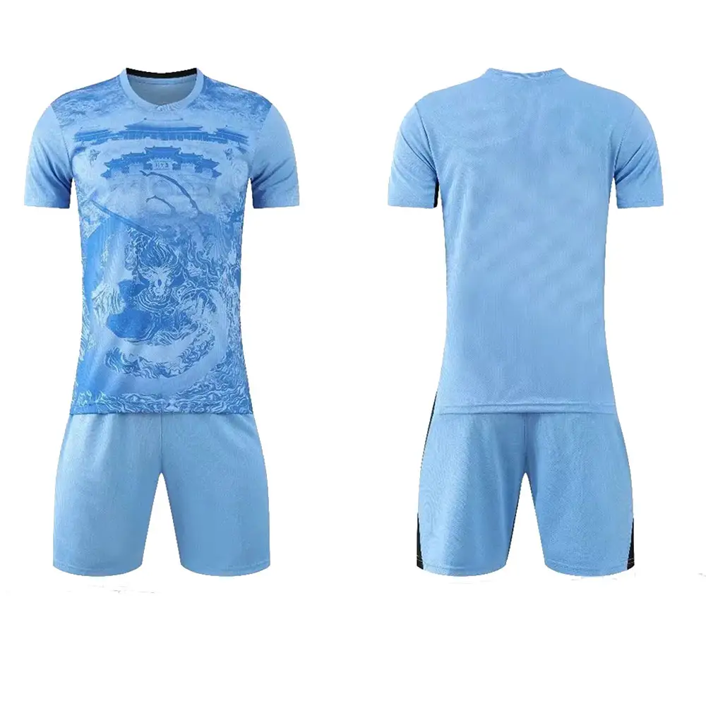 Harga Murah jersey sepak bola Kit sepak bola sepak bola untuk penjualan pakaian tim Set seragam sepak bola untuk pria dan wanita dewasa