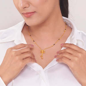 Mangalsutra Sutrika Curve Fantaisie pour Mariage, Design Géométrique - Product Image 2
