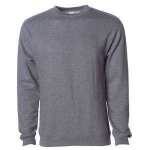 Venta al por mayor de Jersey de cuello redondo sudadera térmica informal Tops suelta de color sólido de manga larga sudadera de lana - Product Image 4