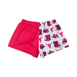 Pantalones cortos de fútbol de Rugby con logotipo OEM para hombres y mujeres, pantalones cortos de fútbol para correr en gimnasio con impresión por sublimación de Color personalizado - Product Image 1