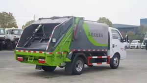 ระบบไฮดรอลิกความจุ5ตันรถบรรทุกขยะขนาดเล็กออกแบบด้านข้างสำหรับการจัดการขยะ - Product Image 4