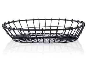 Panier de rangement en fil métallique fait main de designer moderne fini doré pour une utilisation polyvalente à la maison et dans la cuisine - Product Image 2