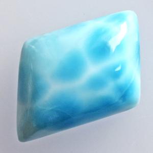 Cabochon de Larimar naturel, coupe Pectolite bleue, taille 3-21 mm, forme fantaisie, pierre précieuse en vrac pour la création de bijoux - Product Image 5