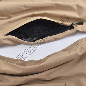 กางเกงกันหิมะกันน้ำสีเบจแนวสตรีทแวร์มีดีไซน์หลายกระเป๋าและใส่สบาย - Product Image 6