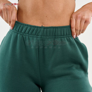 กางเกงวอร์มขาบานทรงสปอร์ตสไตล์เรโทร ขอบกว้าง ผ้าแคนวาสระบายอากาศ โพลีเอสเตอร์/คอตตอน เอวสูง ปรับแต่งได้ สำหรับฤดูใบไม้ผลิ - Product Image 6