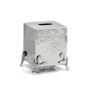 Caja de soporte de papel tisú para baño, caja de pañuelos de lujo, caja de almacenamiento de pañuelos de Metal pulido de cobre Rectangular - Product Image 6