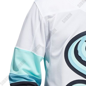 Camiseta de Hockey sobre Hielo Personalizada Premium Sibrin del Equipo de Seattle | 100% poliéster, número de equipo personalizado, todos los tamaños |   Camisetas de Hockey de Equipos de EE. UU. - Product Image 2