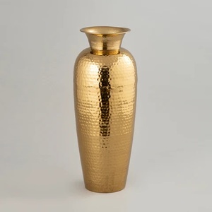 แจกันดอกไม้โลหะอะลูมิเนียมส่งออกออกแบบตามต้องการแจกันดอกไม้โลหะอะลูมิเนียมสไตล์ชายฝั่ง - Product Image 6