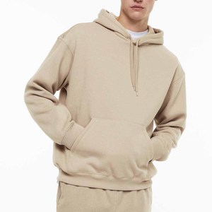 Wholesale Premium Quality High 450GSM Cotton Garment Dyed Regular Fit Winter <b>Hoodie</b> Men's Blank Hooded Sweatshirt <b>Fleece</b> - Product Image 4