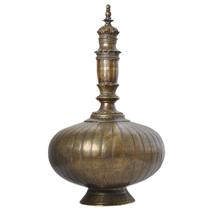 Surahi de Latón Puro Vintage de Alta Calidad con Grabado y Acabado Pulido para Uso en la Cocina, Artículo de Cocina Árabe Antiguo - Product Image 3