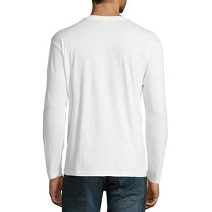 Camisas de Manga Larga Personalizadas de Fábrica, Venta Caliente, Precio Económico, Alta Calidad, Camisas de Manga Larga Lisas de Color Sólido para Hombre - Product Image 3