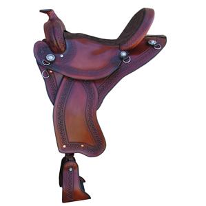 Selle de randonnée équestre de qualité supérieure Selle de cheval sur mesure Vêtements de sport Selles de reining anglaises en cuir véritable - Product Image 6