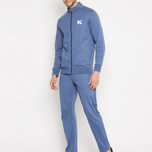 Hombre Casual Slim Fit Chándal Transpirable Poliéster Algodón Liso Top List con Logo Plus Size Disponible - Product Image 2