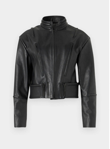 Nueva chaqueta de piel de oveja para mujer de alta calidad con logotipo personalizado bajo MOQ tela de lona servicio OEM - Product Image 6