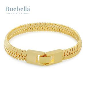 Hot Sale 10mm Herringbone Snake <b>Bracelet</b> <b>for</b> <b>Men</b> 18K Gold 925 <b>Silver</b> Plated Featuring Moissanite Stone Fine Chain Link <b>Bracelets</b> - Product Image 2