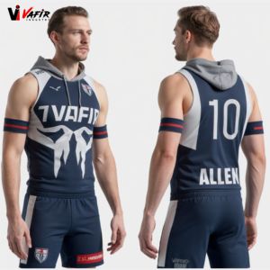 Conjunto de Entrenamiento de Compresión de Fútbol Americano Estilo Americano 7V7 para Hombre Adulto, Camisetas Personalizadas Sublimadas con 7 Banderas, Transpirables y sin Mangas - Product Image 5