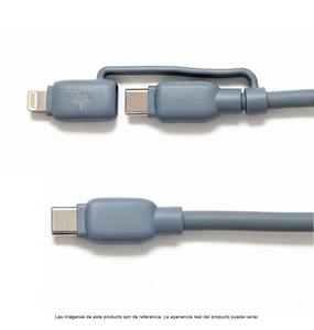 Câble de charge rapide en silicone Type-C 2 en 1, transfert de données 5A, sûr et de qualité supérieure pour iOS, ordinateur, Android - Product Image 3