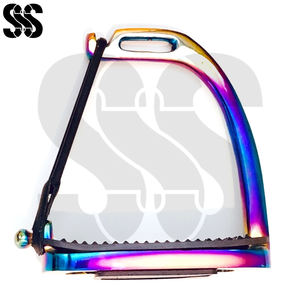 Estribos de Seguridad Antideslizantes para Caballos, Equipo de Montar Cómodo y de Alta Resistencia, Aluminio Ligero para Uso Ecuestre, Marca SHER SONS SPORTS - Product Image 4