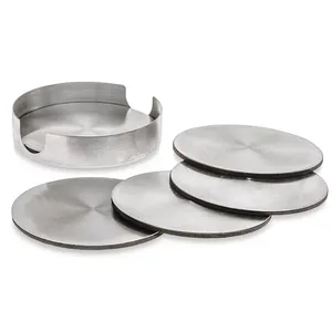 Posavasos de metal personalizado hecho a mano al por mayor, posavasos con acabado dorado para Decoración de mesa de hogar y boda, precio al por mayor - Product Image 5