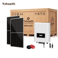 Sistema Solar Híbrido Monofásico/Trifásico de 220V/380V para Montaje en Suelo, 15kw/10kw/5kw, Fuera de la Red, con Almacenamiento de Energía Solar para el Hogar