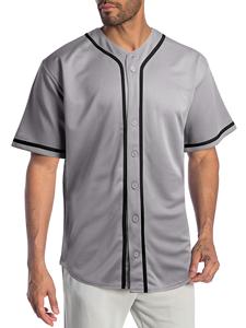 Ventes en gros de maillots de baseball respirants de haute qualité, uniformes vierges, personnalisables, t-shirts de baseball unisexes pour enfants - Product Image 6