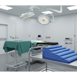 Kosite SSMS Nonwoven Fabric 60gsm 125 Inch Medium Weight <b>Laminated</b> Anti-Bacterial Hospital Hygiene Industry Use - Product Image 3