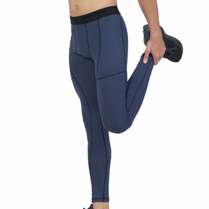 Logotipo personalizado Hombres Pantalones de compresión Medias para hombre Leggings atléticos Correr Gimnasio Fitness Jogging Pantalones para hombres al por mayor Legging - Product Image 4