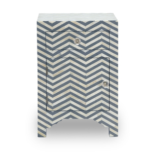 โต๊ะข้างเตียงทำด้วยมือสไตล์โมเดิร์นไม่ซ้ำใครฝังกระดูกเฟอร์นิเจอร์ซูเปอร์มาร์เก็ตของโรงแรมล่าสุดสำหรับห้องนอนห้องนั่งเล่นตกแต่งบ้านด้วยกระจก - Product Image 1